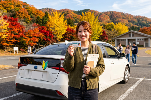 10月・11月の合宿免許で運転免許の取得