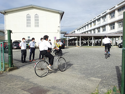 藤枝北高等学校南門