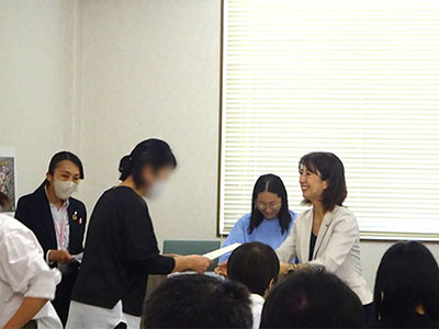 ほめ達 認定証 授与式