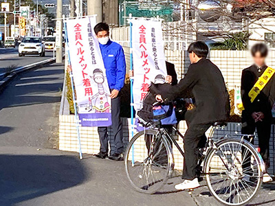 藤枝北高等学校の正門